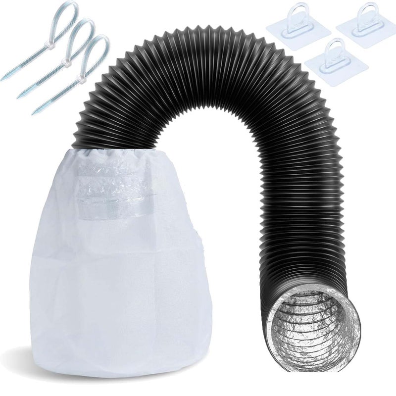SARANICE 3 Pack Dryer Vent Lint Catcher BagIndoor Outdoor Dryer lint Catcher Trap and Filter for Ventless Dryer Vent and Dust to Solve The Problem of Lint Dust